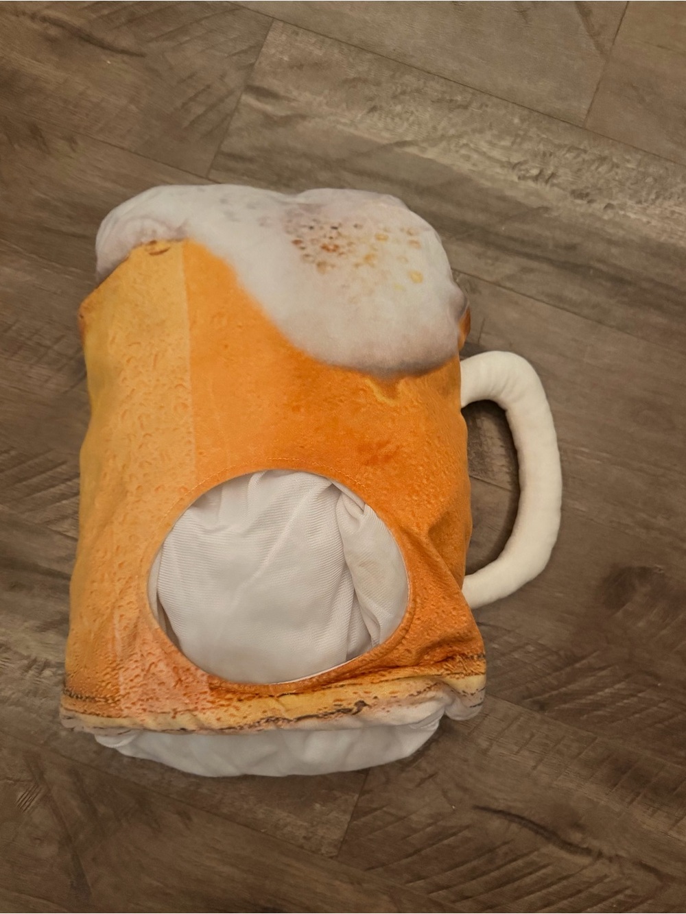 Beer Mug Plush Party Prop - Orange Foam Design